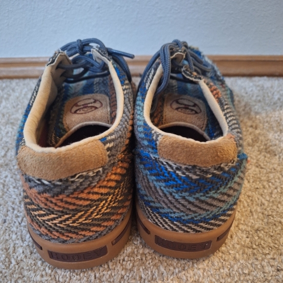 Twisted X Hooey Loper Shoes Aztec Western Print Casual Moc Toe Lace Up Mens 8.5